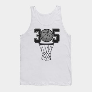 305 Miami Basketball Hoops Tank Top